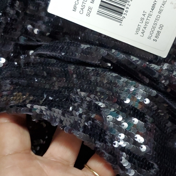 Lafayette 148 New York Sequined Pants Medium NWT - Picture 6 of 8